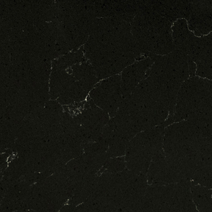 Quartz à motif noir commercial haut de gamme pour mur de cabine